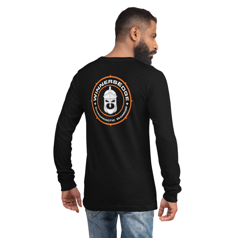 unisex long sleeve tee black heather back 64905e8ee9e1a
